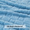 NEWCOSPLAY Super Soft Throw Blanket Blue Premium Silky Flannel Fleece