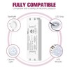 EMITEVER Triac Dimmable Driver,2 Packs 25W Power Supply,AC 120V to
