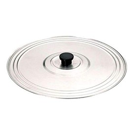 ibili 715731 Deckel "Prisma" verstellbar 26-30 cm, Edelstahl, silber, 30 x 30 x 4 cm