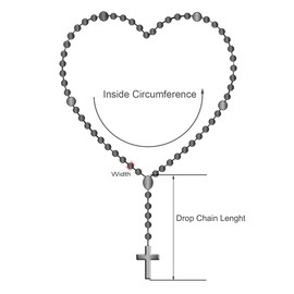 JNNJ 2Pcs Autospiegel Anhänger, Katholische Rosenkranzperlen für Den Rückspiegel im Auto, Kreuz Auto Hanging Charms Zubehör, Auto Dekor Für Männer- Und Damenzubehö(Rosa)