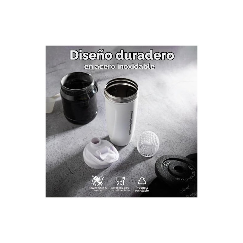 Smartshake Reforce Shaker Acero Inoxidable 900 ml – Edición Oasis