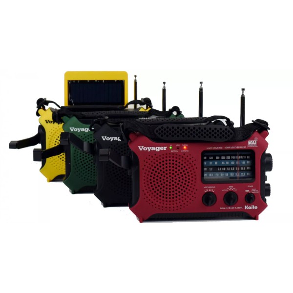 Kaito Newest Version Solar Weather Alert AM/FM/SW Radio Kaito KA500L