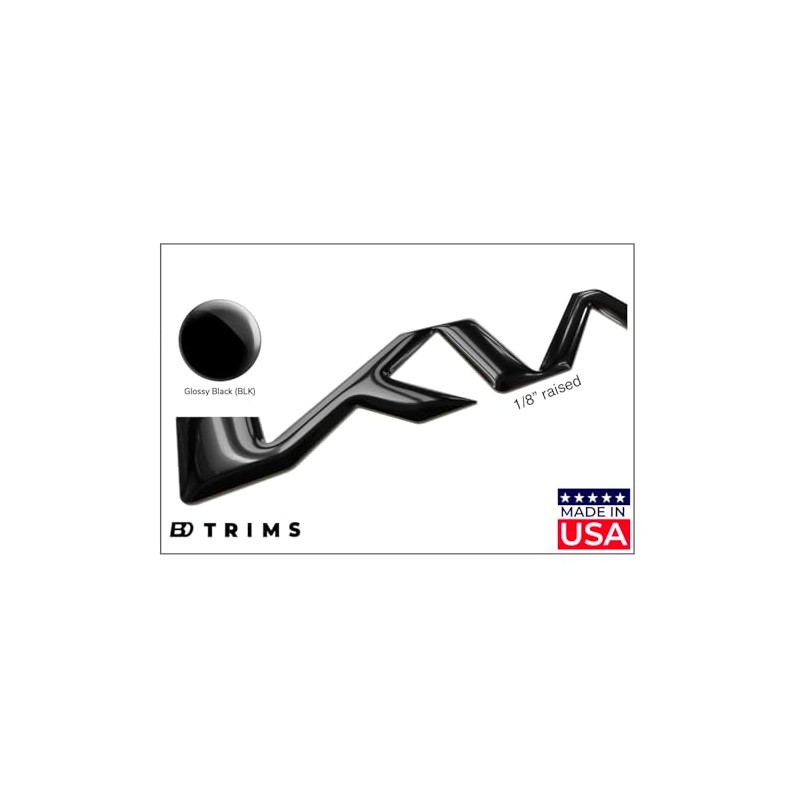 BDTrims Domed 3D Raised Letters Compatible with 2022-2024 k5 |