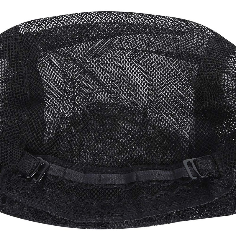 Redes Para El Cabello Invisible Elastic Edge Malla Accesorios Negra