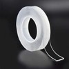BOMEI PACK Magic Tape, Transparent, Double-Sided Tape, Super Strong Nano