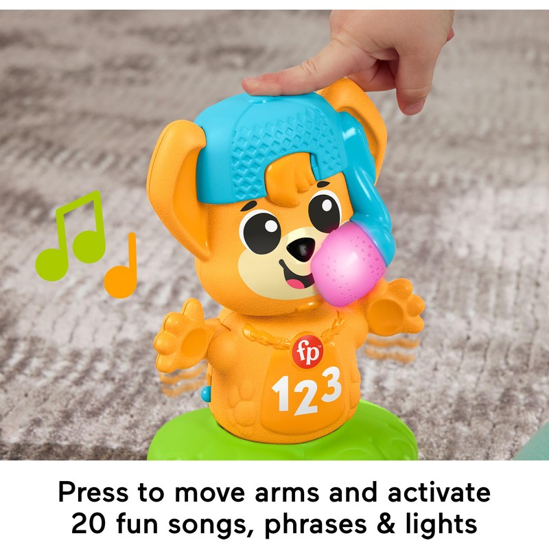 Fisher-Price Baby Learning Toy Link Squad Opposites Fox with Music