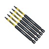 5 x SabreCut SCTX1089_5 89mm T10 TX10 Magnetic Impact Screwdriver