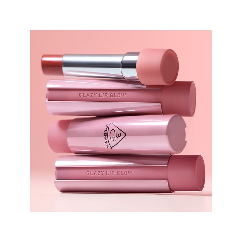 3CE Glazy Lip Glow 글레이지 립 글로우 증정3CE 미니 틴트