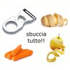 2 Piece Manual Potato Masher Plastic Pestle and Potato Peeler