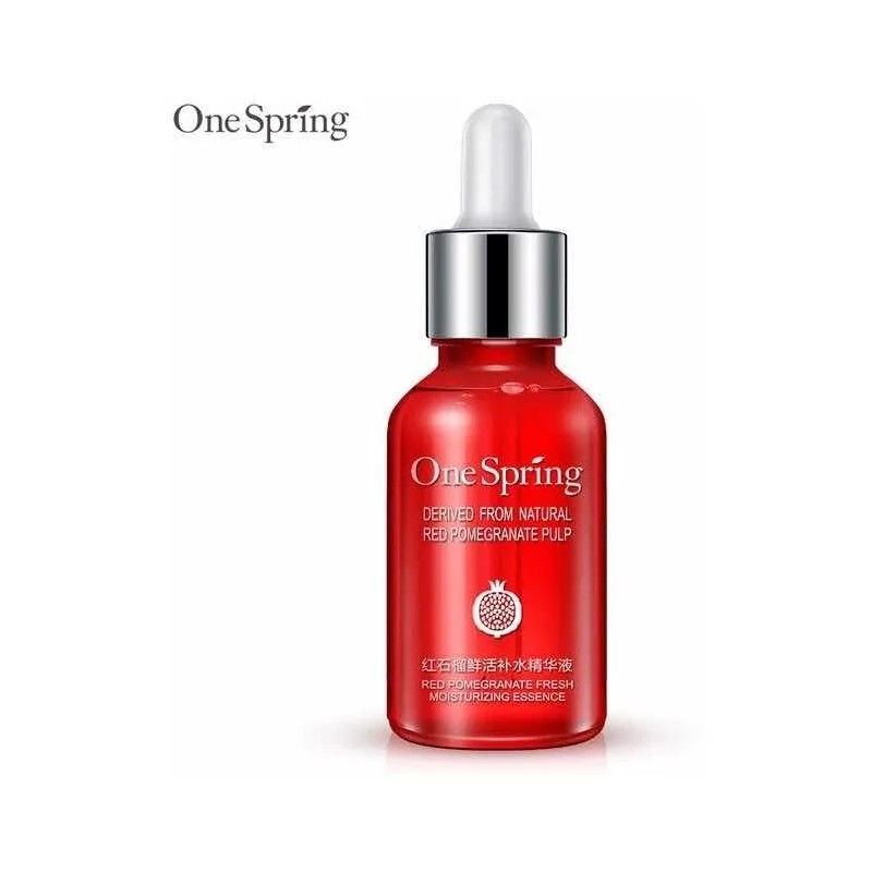One Spring Sérum Facial de Granada, Hidratante y Nutritivo Antiarrugas,
