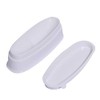 ANCLLO Nail Dipping Container Nail Powder Dipping Container White