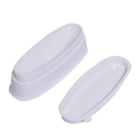 ANCLLO Nail Dipping Container Nail Powder Dipping Container White