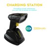 NADAMOO Wireless Barcode Scanner with Charging Cradle, Read 1D, 2D,