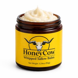 Grass-Fed Tallow & Manuka Honey Daily Moisturizing Balm – 3.24 oz | Nourishing Moisturizer for Dry, Sensitive Skin | Face and Body Cream with Lavender & Sandalwood | Deep Hydration