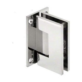 CRL Vienna 037 Series Chrome Wall Mount Shower Door Hinge with Internal 5 Degree Pin