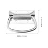 Operitacx 2Pcs Heavy Duty Stainless Steel Pull Knob Surface Mounted