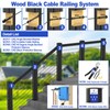 [Patent] CKE 40 PCS Black 45 Degree Angle Cable Railing