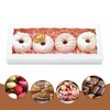 JOHOPACK 5pcs Cookie Boxes 12 x 5 x 1.5 Inch