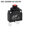 sourcingmap Thermal Circuit Breaker 20 Amp Push Button Reset Overload