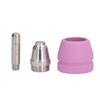 21Pcs/Set Plasma Cutter Torch Consumables Electrode Nozzle Cups Kit for