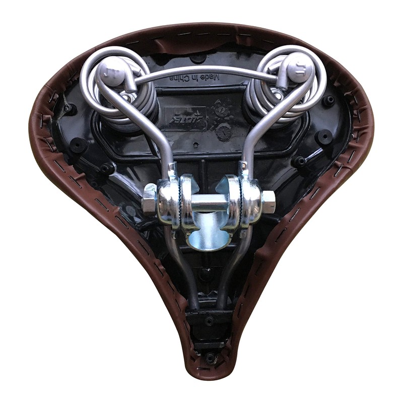 NOGUCHI Bicycle Saddle [Soft Saddle] Dark Brown Light Bike Mama