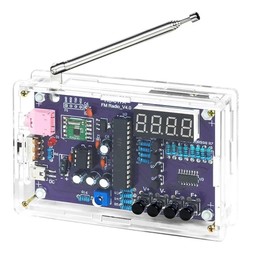 Radio Assembly Kit Board Microcontroller Frequency Modulation Circuit DIY Electronic Production Soldering Practice Bulk Parts