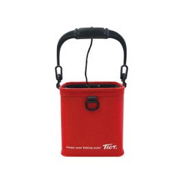 texikuto konpakutoraibubaketu 2 moneymaking Water Bucket (Red/konpakutoraibubaketu 2)