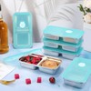 Teenyyou 12 Pcs Stainless Steel Bento Box 30 oz Metal