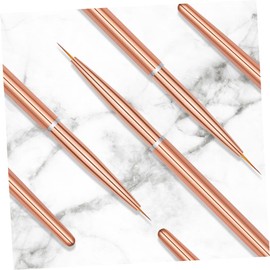 Baluue 3pcs Nail Art Pen Set Brush Pen Brushes Nail Art Tools for Lines Flowers Patterns Portable for Home Use