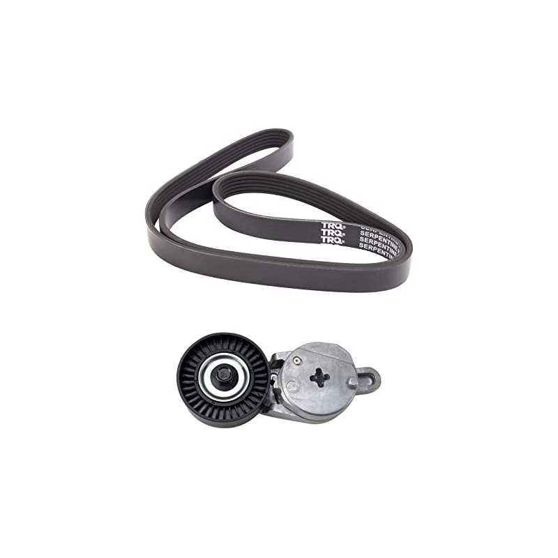 TRQ Belt Set Compatible with 2011-2016 Scion tC 2012-2017 Toyota