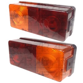 APUK LH RH Rear Tail Lights Replacement for Case International IH 644 685 743 744 745 XL Tractor