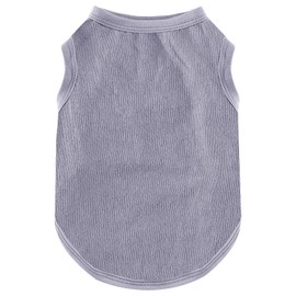 Dog Shirt Vest Clothes for Small Dogs Boy Girl Summer Solid Stretchy Puppy T-Shirts Soft Cool Breathable Lightweight Dog Sweatshirt Pet Cat Outfit