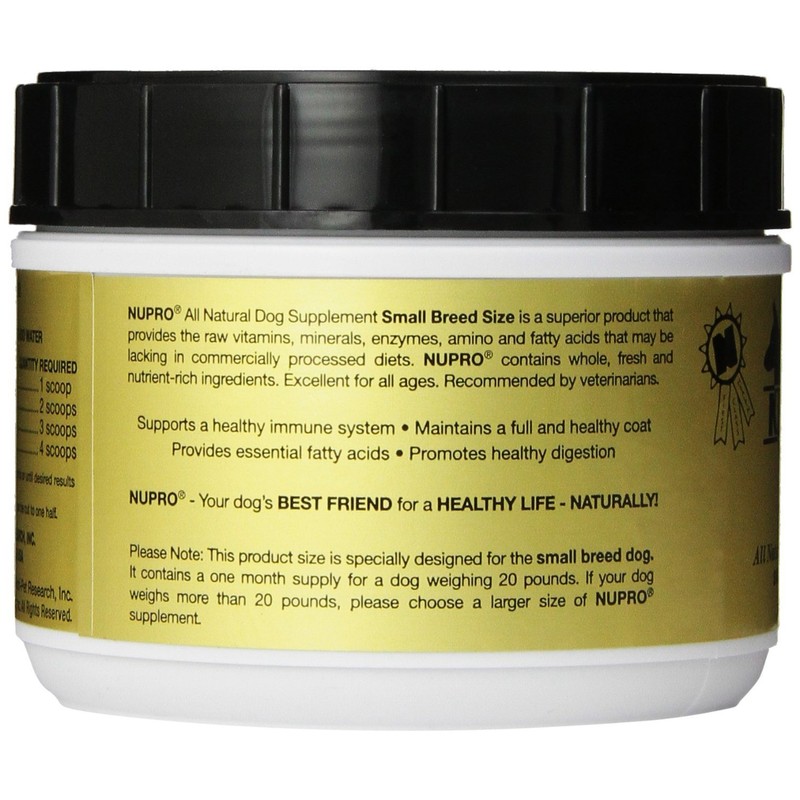 Nutri-Pet Research Nupro Dog Supplement, Small Breed, 1-Pound
