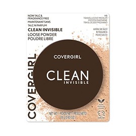 Clean Invisible Loose Powder - 115 Translucent Medium by CoverGirl for Women - 0.63 oz Powder
