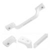 Acouto 9.25in Plastic Grab Handle Entry Door Assist Bar White
