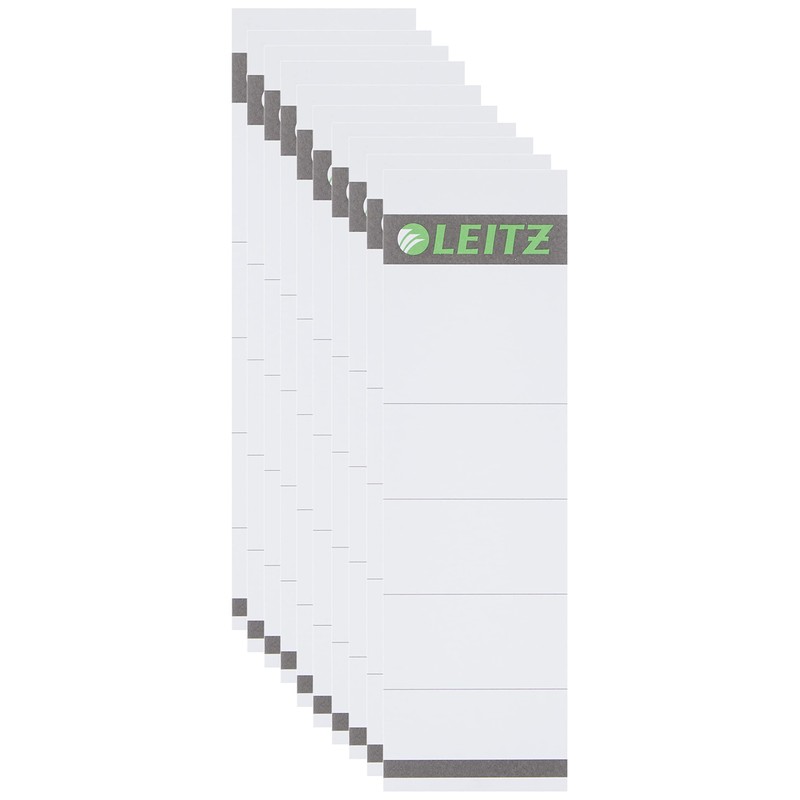 Leitz 16070085 Replacement Spine Labels for Plastic 80 mm Lever