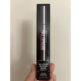 Máscara de pestañas Smashbox Full Exposure Jet Black 0,32 oz tamaño completo nueva sellada