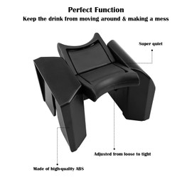 Center Console Cup Holder Insert Divider Fits for Lexus GS GS350 GS300 GS450h GS F GS200t Turbo 2013 2014 2015 2016 2017 2018 2019 2020 Replace 55618-06020