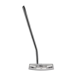 Bell 360 Right Hand Half Offset Standard Blade Putter Matte Finish Right Hand with Winn Midsize Grip (34 Inches (Standard))