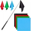 Tegeme Equestrian Training Flag 4 Pieces Red, Black, Green, Blue
