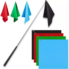 Tegeme Equestrian Training Flag 4 Pieces Red, Black, Green, Blue