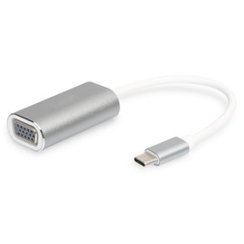 Digitus USB 3.1 Type C Graphics, HDMI/VGA/DP/Macbook Compatible With Aluminium Housing – Silver silver Silver