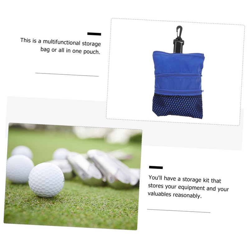 Kisangel 1pc Lightweight Tee Bag Pouch Storage for Accessories Kit