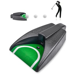 Golf Automatic Putting Cup, Golf Putting Practice Return Machine, Auto Putting Returner Golf Practice Putting Hole for Indoor Outdoor Yard Office