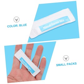 TOVINANNA 40packs Saline Packets for Nasal Wash Quick-dissolve Nasal Rinse Mix Packs Convenient Saline Packs for Adults for Outdoor Home Use