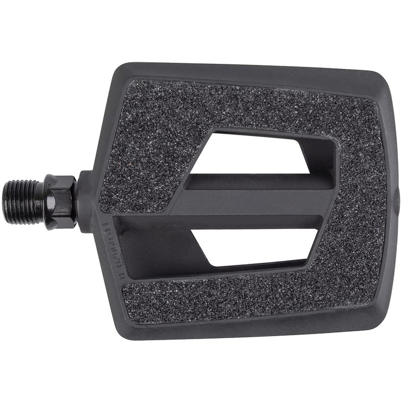 M-Wave Unisex Adult Steady Flat AL Bicycle Pedal, Black, Tread