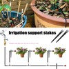 VooGenzek 50 Pieces Watering Drip Support, Plastic Irrigation Support Rods,