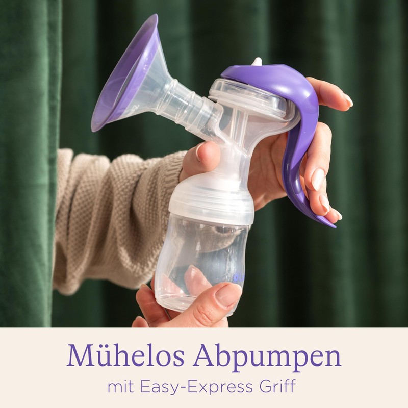 Lansinoh Manual Breast Pump - Lightweight and Quiet Breast Pump