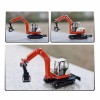Unbranded 17cm Alloy 1/50 Tracked Wood Grabbers Heavy Construction Vehicle