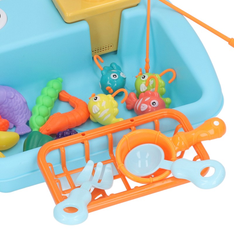 Dinosaur Electronic Dishwasher Toys 2 in 1 Kitchen Sink Toys